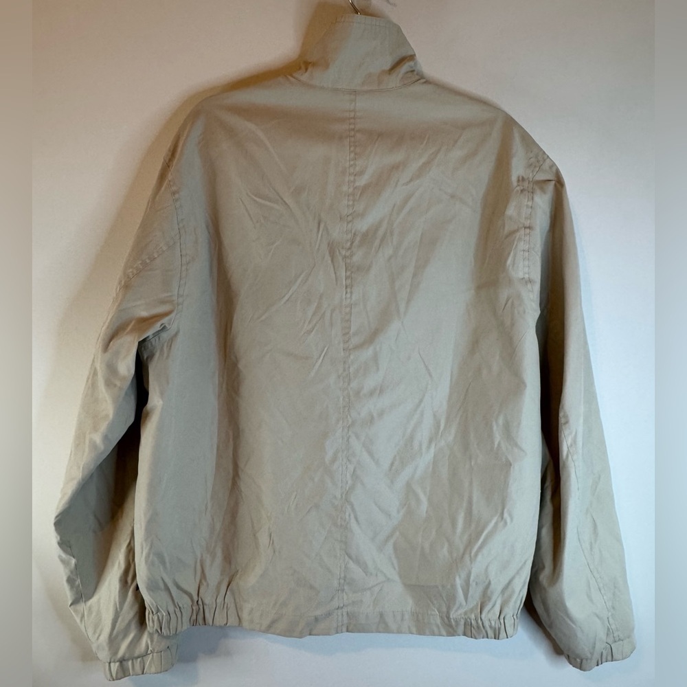 London Fog Men’s Khaki Bomber Jacket Size L - Picture 4 of 8